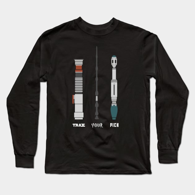 Take Your Pick Long Sleeve T-Shirt by chrisables